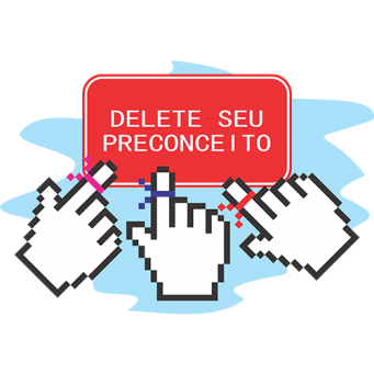Logo do Delete seu Precconceito, por: Jean Carlos Oliveira Santos
